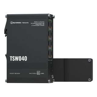 Teltonika · Switch · TSW040 8 Port 10/100 PoE + Industrial unmanaged Switch