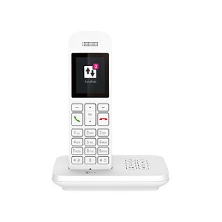 Telekom Sinus A12 Schnurlostelefon mit Anrufbeantworter - wei