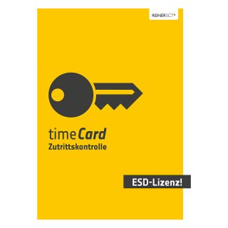 REINER SCT timeCard 10 Zutrittskontrolle Jahreslizenz 10 Mitarbeiter - ESD