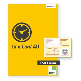 ReinerSCT timeCard 10 AU 25 MA Laufzeit - Elektronisch/Lizenzschlüssel - Nur Lizenz