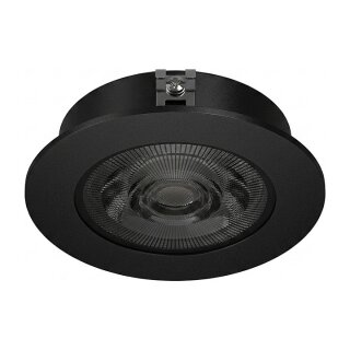 Synergy 21 LED Deckeneinbauspot Helios schwarz, rund, neutralweiß
