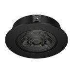 Synergy 21 LED Deckeneinbauspot Helios schwarz, rund,...