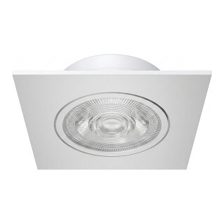 Synergy 21 LED Deckeneinbauspot Helios weiß, quadratisch+schwenkbar, neutralweiß