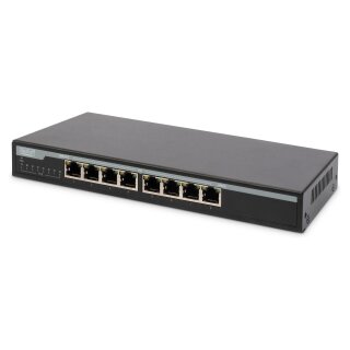 DIGITUS 8-Port 10/100/1000 Mbps PoE Gigabit Desktop Switch