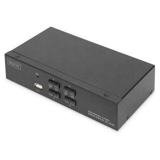 DIGITUS 4-Port KVM-Switch Single-Display