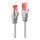 LINDY Patchkabel Cat6 S/FTP grau 0.30m