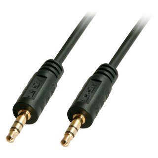LINDY Audiokabel Stereo 3.5mm/3.5mm M/M 2m