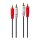 LINDY Audiokabel Stereo 2xRCA/2xRCA M/M 3m