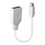 LINDY Mini-DisplayPort an Displayport Adapterkabel M/F 0.15m