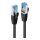 LINDY Patchkabel Cat6A S/FTP PIMF TPE schwarz 2.00m