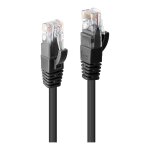LINDY Patchkabel Cat6 U/UTP schwarz 0.50m