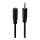 LINDY Audioadapter 2.5mm Stecker an 3.5mm Kupplung 0,2m