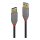 LINDY USB 3.0 Kabel Typ A/A Anthra Line M/M 0.5m