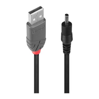 LINDY USB2.0 Typ A an DC 3,5/1.35 Hohlstec Adapterkabel 1,5m