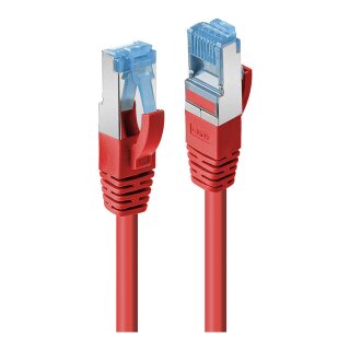 LINDY Patchkabel Cat6A S/FTP PIMF LSZH rot 1.00m
