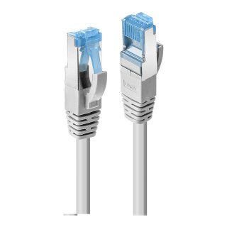 LINDY Patchkabel Cat.6A S/FTP TPE, grau 0,3m
