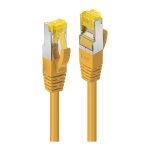LINDY Patchkabel Cat6A RJ45 S/FTP Cat7 LSZH Kabel gelb 1m
