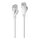 LINDY Patchkabel Cat.6A U/UTP Ultra Slim grau 1m