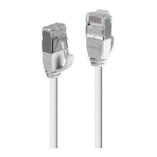 LINDY Patchkabel Cat.6A F/UTP Ultra Slim grau 0,5m