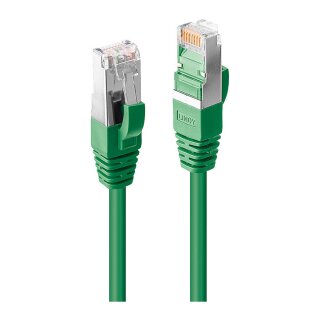 LINDY Patchkabel Cat6A S/FTP LSZH, grün 0,30m