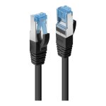 LINDY Patchkabel Cat6A S/FTP PIMF TPE schwarz 0.50m