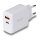 LINDY USB Ladegerät Typ A+C GaN Charger 65W, weiß