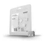 LINDY USB Typ A Portschlösser 10xWeiss Erweiterung f...