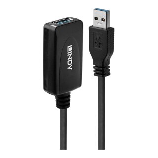LINDY USB 3.0 Aktiv-Verlängerung Typ A/A M/F 5m