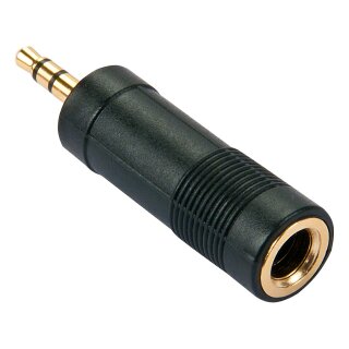 LINDY Audioadapter 3.5mm/6.3mm m/f