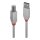 LINDY USB 2.0 Kabel Typ A/B Anthra Line M/M 3m grau