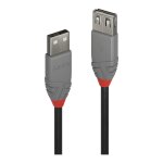 LINDY USB 2.0 Verlängerung Typ A/A Anthra Line M/F 1m