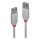 LINDY USB 2.0 Verlängerung Typ A/A Anthra Line M/F 0.5m grau