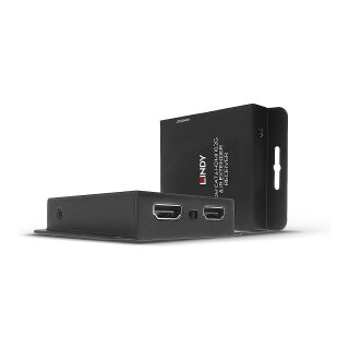LINDY 70m Cat.6 HDMI 4K30 & IR Extender mit PoC & Loop Out