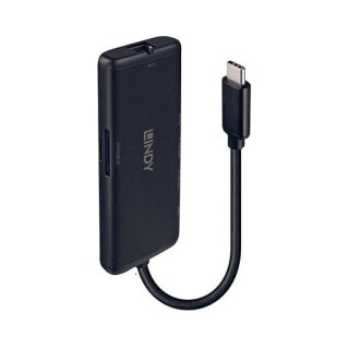 LINDY DST-Mini, USB Typ C 4K Laptop Mini Dock