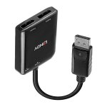 LINDY 2 Port DisplayPort 1.2 MST Hub