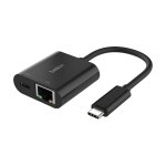 Belkin USB-C / Ethernet Ladeadapter, Schwarz, INC019BTBK