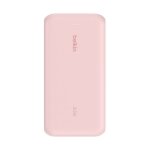 Belkin Powerbank mit integriertem USB-C Kabel, Pink,...