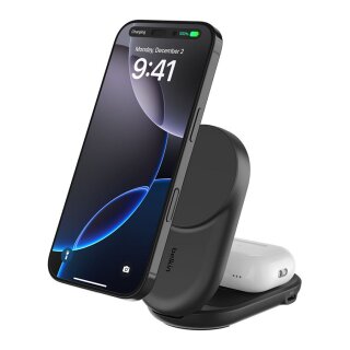 Belkin Wireless Charger mit QI2 (2-in-1), Schwarz, 25W