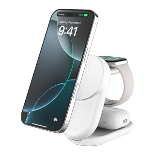 Belkin Wireless Charger mit QI2 (3-in-1), Weiß, 25W