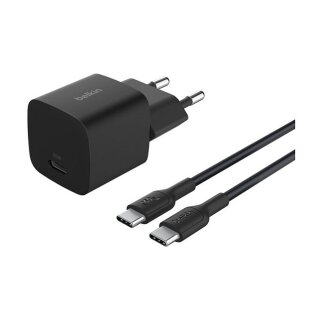 Belkin BOOST Charge 25W USB-C sw Lad.PD/PPS 1m K. WCA012kq1MBK-B6