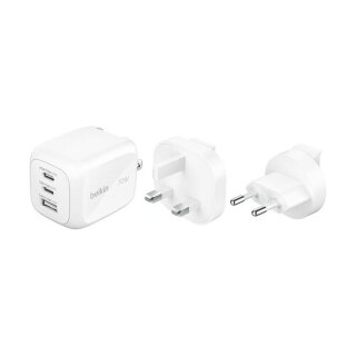 Belkin BOOST Charge 70W Ladeger. 2xUSB-C PD 1xUSB-A ws.WCH018hqWH