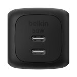 Belkin Ladegert Dual USB-C 50W PD + PPS ,schwarz WCH019kqBK