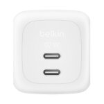 Belkin Ladegert Dual USB-C 67W PD + PPS ,wei WCH020kqWH