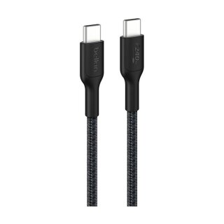 Belkin USB-C/USB-c Kabel 240W 3m geflochten, schwarz CAB025hq3MBK