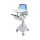 ERGOTRON StyleView Laptop-Wagen SLA-Antrieb 1 Schublade 1x1 EU bis 43,9cm 17,3Zoll 9,1kg.Anhebung 51cm 66Ah Power System 2x33Ah 12V