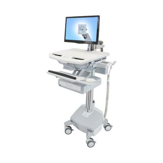 ERGOTRON StyleView Wagen mit LCD-Arm LiFe-Antrieb 1 Schublade EU SAU-EU