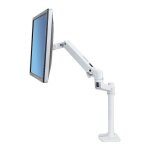 Ergotron LX Desk Mount Monitor Arm, Tall Pole -...