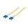 EFB Duplex Patchkabel LC-LC 9/125 OS2 LSZH 2mm 0.5m gelb