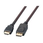 EFB DisplayPort auf HDMI A, St.-St., 1.0m, schwarz