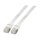 EFB RJ45 Flachpatchkabel U/FTP, Cat.6A, PVC, 5m, weiß